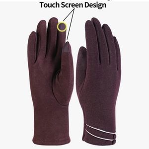 Fleece Lined Warm Touch Screen Gloves